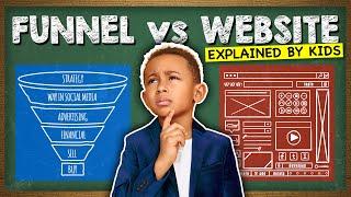 Funnel vs Website | Explained By Kids