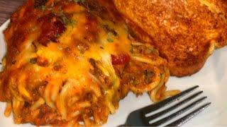 How to make the BEST Baked Spaghetti Recipe!! | Tanny Cooks