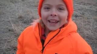 Savannah's first deer hunt.  "Dad, is this normal, I'm not cold, I'm just shaking"