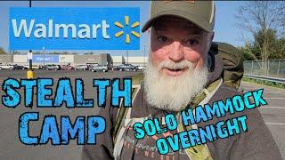 Walmart Stealth Camp Overnight - Stealth Camping - Hammock Camping