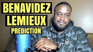 DAVID BENAVIDEZ VS DAVID LEMIEUX PREDICTION