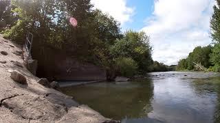 [4K] Thames River Spring Bank Section in London, Ontario (in September, 2020)