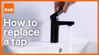 How to change a bathroom sink tap | DIY