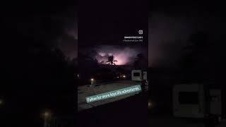 Crazy Lightning Storm in the Florida Keys