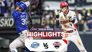 [KBO 하이라이트] 10.28 삼성 vs KIA | KS 5차전 | 2024 KBO 포스트시즌 | 야구