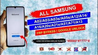 All Samsung Frp Latest Bypass || A02/A03/A03s/A05s/A12/A14/A16/A20s/A21s/A51/A71/A13|| No Talkback