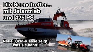 Die Seenotretter - mit Jetantrieb und 425 PS! Neue 8,4 m-Klasse muss sich beweisen...