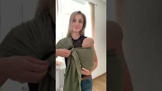 RingSling Bindeanleitung | cocoome RingSling, elastisch | Babytragen | Tragehilfe