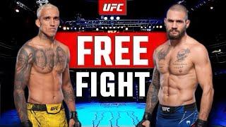 Charles Oliveira vs Christos Giagos ~ UFC FREE FIGHT ~ MMAPlus