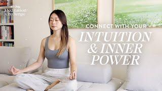 15 Minute Meditation for Intuition, Confidence, Inner Strength | 30 Day Meditation Challenge