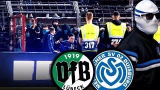 Duisburg stürmt Innenraum - Lübeck reagiert! (Tumulte & Rennereien)