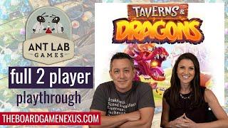 Taverns & Dragons - Ant Lab Games Board Game Playthrough Preview