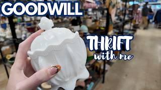 It's Been A HOT MINUTE | Goodwill Thrift With Me + Carlisle Antique Show | Reselling