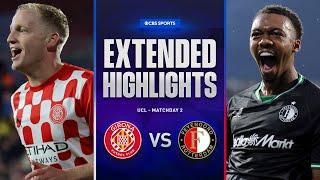 Girona vs. Feyenoord: Extended Highlights | UCL League Phase MD 2 | CBS Sports Golazo