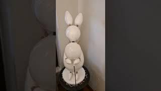 Handicrafts Items || White Marble Rabbit Lamp || Makrana Marble || GMD Marble