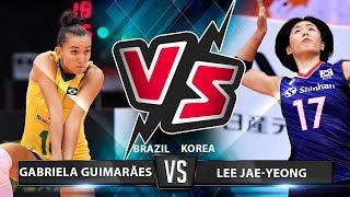 Gabriela Guimarães vs Lee Jae-yeong | Who is the Best for you ? | Brazil vs Korea | WC 2019 | HD |