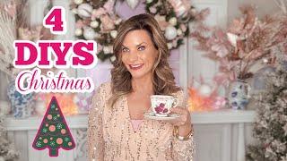 4 DIY CHRISTMAS DECOR ~WREATH +TREE + ORNAMENT"I Love Christmas" ep 1 Olivia's Romantic Home DIY