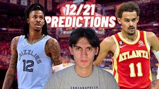 NBA PREDICTIONS & BEST BETS 12/21!