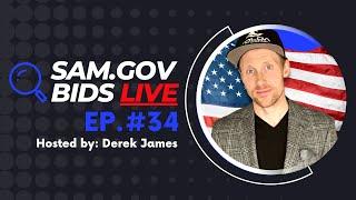  SAM.gov Bids LIVE | Ep. #34 | Federal Government Contracts Solicitations on SAM.gov