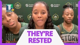 Noelle Quinn, Nneka Ogwumike, and Jewell Loyd REACT to the Storm LOSING against Fever