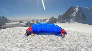 Paragliding from the Aiguille du Midi, Chamonix