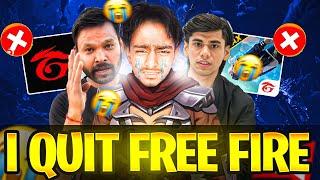 I Quit Free Fire Forever  | Must Watch if You Are A Free Fire Player - UP40 FF #freefire