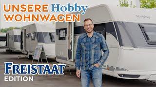 Luxus und Komfort: Entdecke die Hobby Freistaat Edition Wohnwagen!