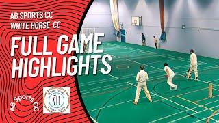 ABSOULTE THRILLER! Match Highlights | AB Sports CC vs White Horse CC | Indoor Cricket Episode 20