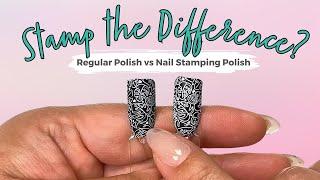 MUST SEE! Comparing Store Bought Polish to Stamping Polish | 1-Minute Maniology