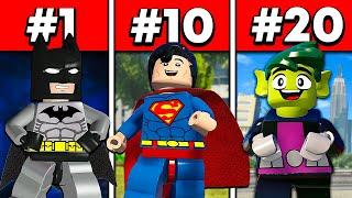 Top 20 BEST Characters in LEGO DC Games!