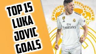 TOP 15 Luka Jović GOALS | NEW REAL MADRID PLAYER | FULL HD #jovic #REAL