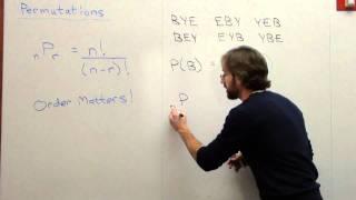 Free Math Lessons Permutations and Probability