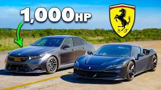 Can a NEW 1,000hp BMW M5 beat a Ferrari SF90?