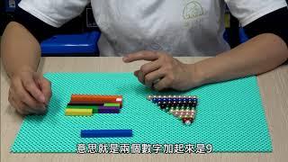 幼兒數學教具01-彩色串珠+數棒+數字積木