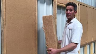 Flexible wood fibre insulation and how to install it.