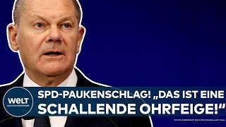 BERLIN: SPD-Paukenschlag! "Das ist eine schallende Ohrfeige!" Aufstand gegen Kanzler Olaf Scholz