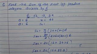 Find the sum of the first 40 positive integers divisible by 6