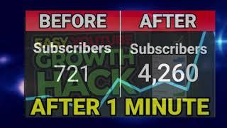 This is How i did An Easy Growth Hack to Get YouTube Subscribers  #youtubesubscribers