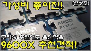 무지성 추천해도 욕안먹는 9600X 추천 견적! - (신성조)