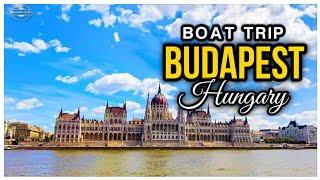 [4k] BUDAPEST Hungary | Danube River Sightseeing Boat Trip