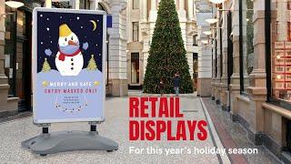 Retail displays for this year's festive season