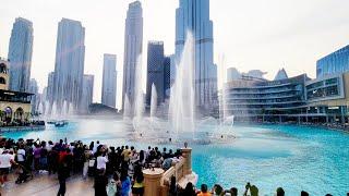 Dubai Mall Complete walking tour, Burj khalifa, fountain show