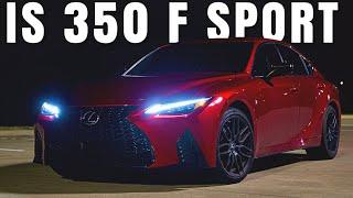 Night Review: 2021 Lexus IS 350 F Sport Exterior/Interior Lights & POV Drive