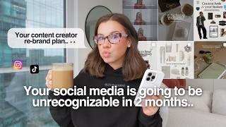 You're re-branding & blowing-up on Instagram & TikTok in Summer 2025 & here's your 2-month plan..