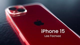 iPhone15 Pro LOG Footage... This Changes the Game!