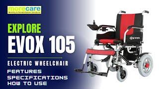 Evox 105 Power Wheelchair Demo | MoreCare Mobility, Jaipur