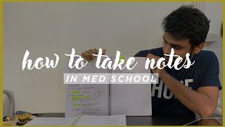 How to take notes | med school | Aslack saleem