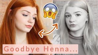 How I REMOVED HENNA From My Hair *part 1* | Quarantine Hair Transformation