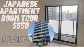 $650 Small 1K Studio Apartment in Osaka, Japan