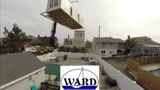 Time Lapse video NJ Shore Luxury Modular Builder Ocean front Home